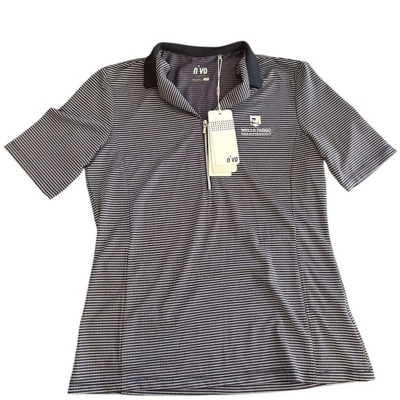 NVO Tops - NVO Womens Golf Polo Shirt Short Sleeve Wells Fargo Championship Embroidered S
